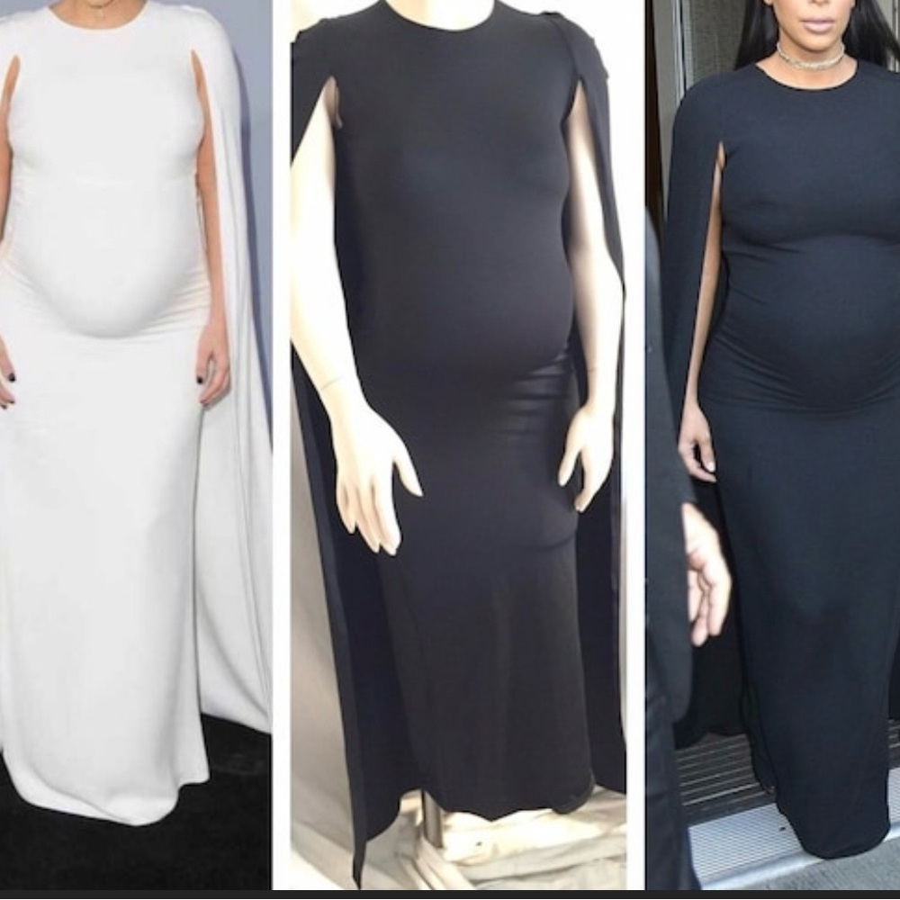 Elegant White Maternity Dress